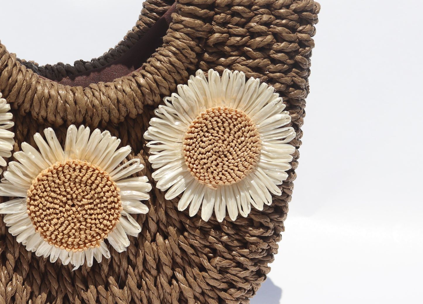 Lily Brown Floral handbag