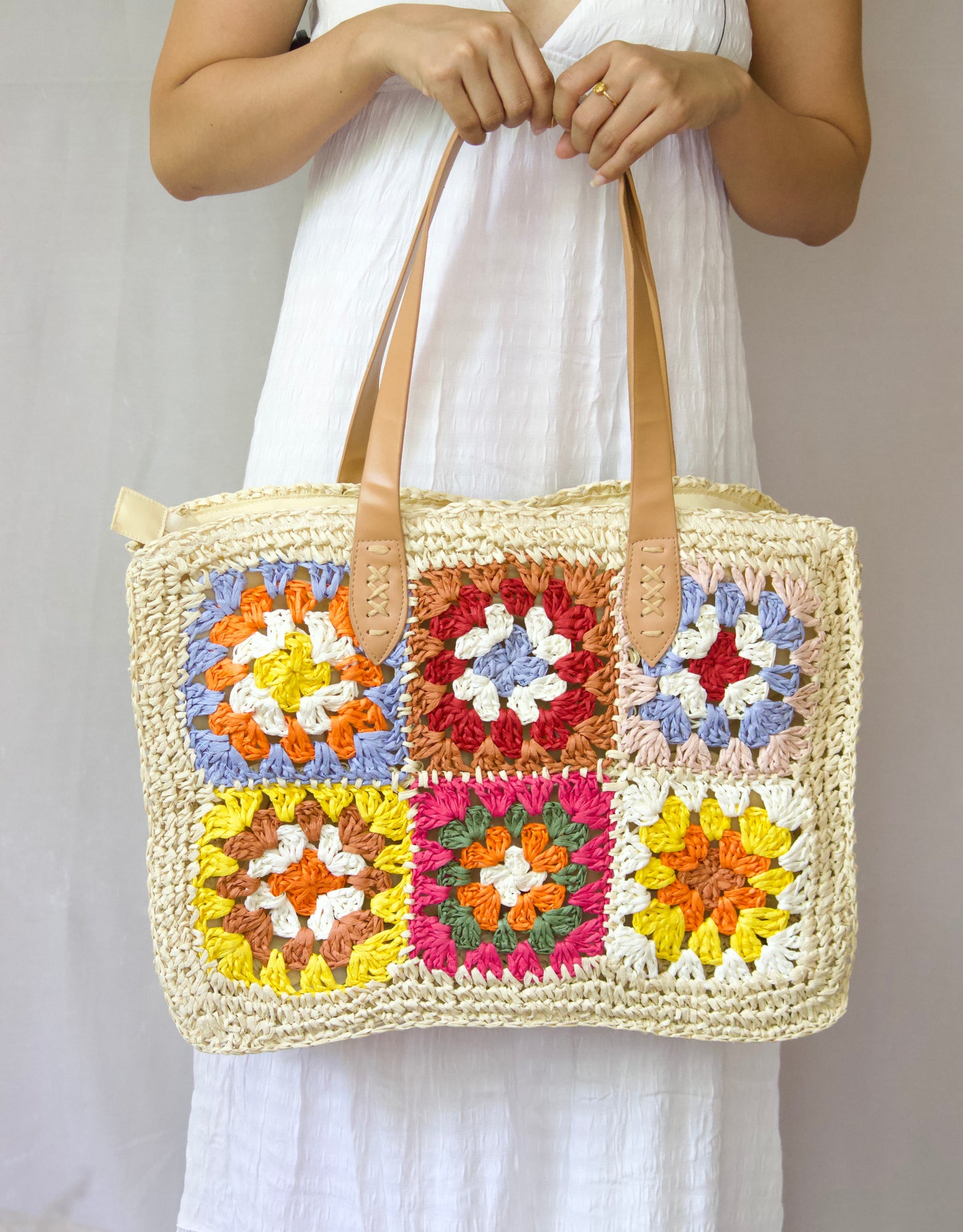 Lily Summer Colorful Blossom Tote