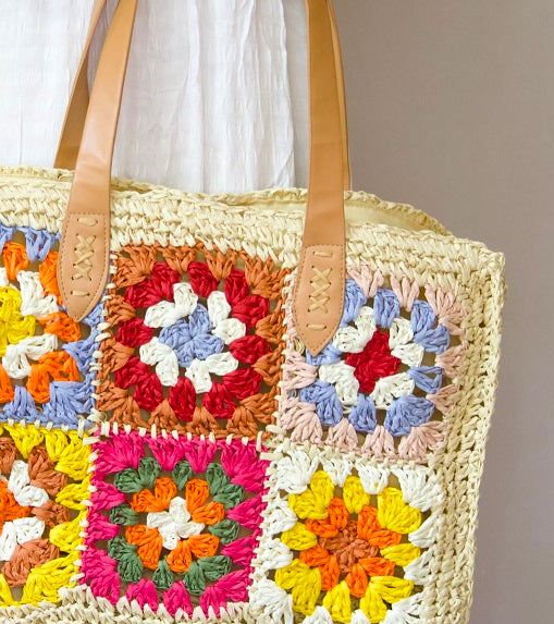 Lily Summer Colorful Blossom Tote