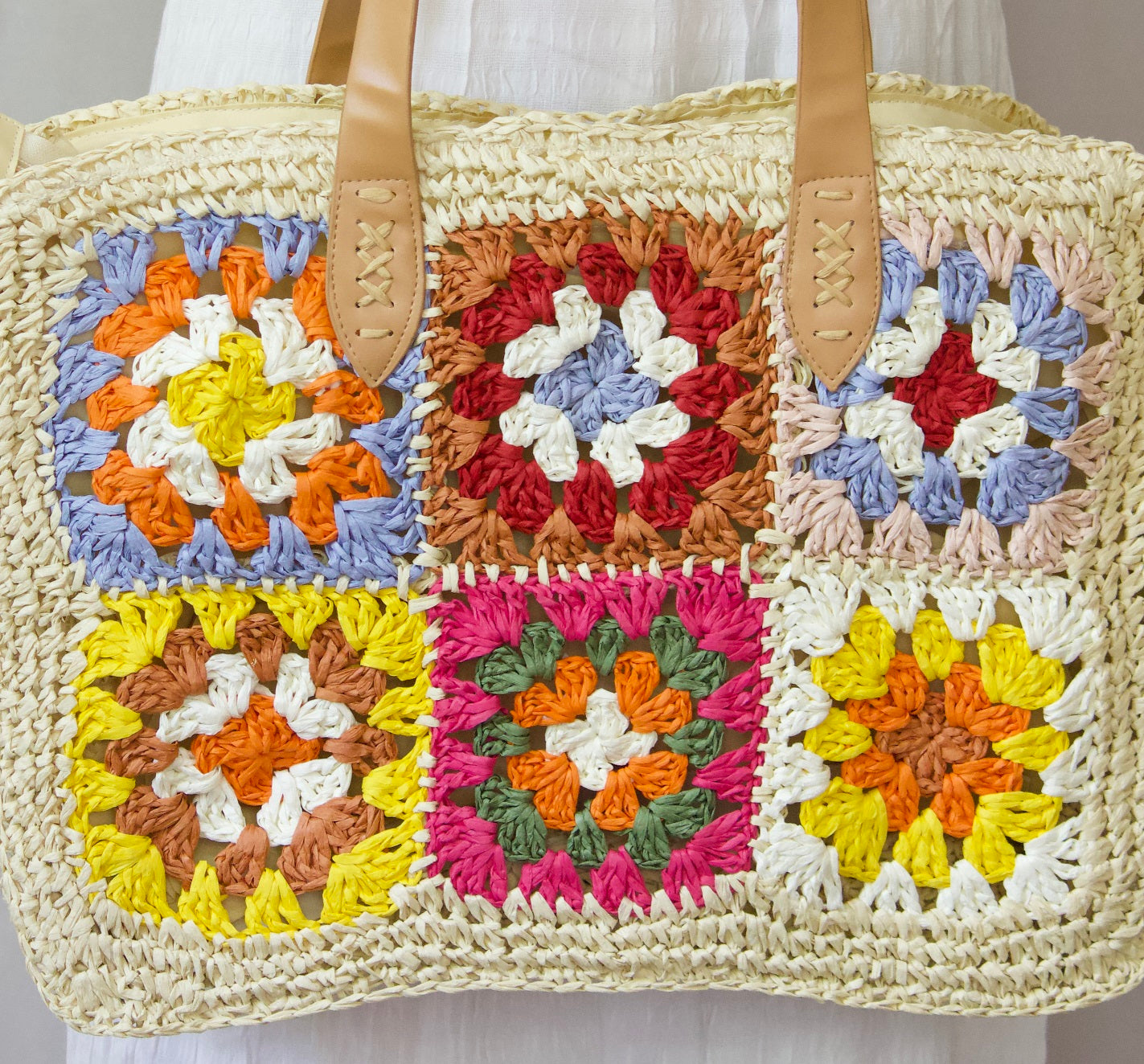 Lily Summer Colorful Blossom Tote