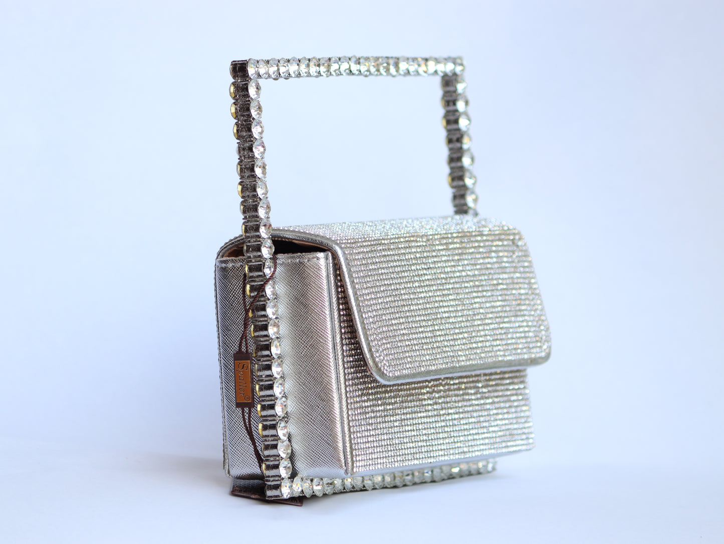 Lily Silver Luxe Handbag
